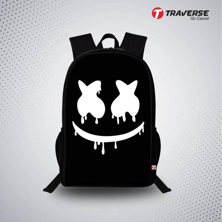Traverse  Marshmello Digital Backpack for boys & girls - Bags hand bag for girls bags for girls