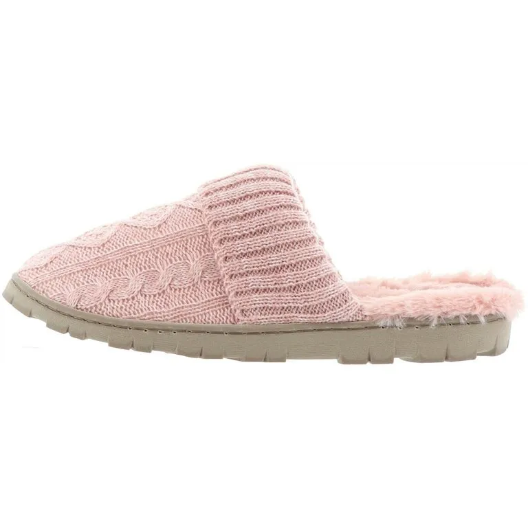 New style imported Knit Fuzzy House Slippers for Women Fleece