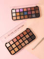 Ushas 21 Color Shimmer Glitter Eyeshadow Palette pigmented shades. 