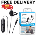 [FREE DELIVERY] Boya BY-M1 Lavalier Mic - FLAT 50% OFF. 