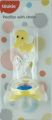New Born Baby Infant Kids Pacifier Soother Teething Relief Chusni - With Chain And Cover. 