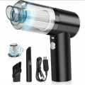 Multifunctional 3 in 1 Portable Vacuum Cleaner Duster Blower Air Pump Wireless Handheld Clean Microscopic Dust From Car, Home, Computer, Laptop, Flower, Mirror, Vehicle Interior Cleaner. 