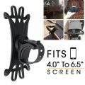 Multifunctional silicone bicycle mobile Motorcycle Stand 360° Rotatable Riding Cycling Bike Smart Phone GPS Support Bracket. 