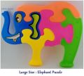Personalized Elephant Puzzle Toy Large Size, Mind Development Montessori Educational Toy For Toddlers And Kids, Eco-friendly Toy. 