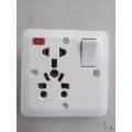 Multi-Functional Universal Light Plug Multi Switch Power Socket Power Light Plug Board - Light Plug 9 in 1 Socket Suitable for UPS, Oven, Fridge, Motor or other Electric Equipment. 