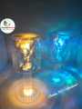 RGB Color Changing LED Night Light Mini Crystal Diamond Table Night Lamp Crystal Bedside Lamp RGB Color Changing Light Bed Lamp Decorative Desk Lamp Gift. 
