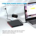 Rioddas External CD Drive, USB 3.0 Portable CD/Dvd +/-Rw Drive Slim Dvd/CD Rom Rewriter Burner For Windows XP / 2003 / Vista / 7 / 8.1 / 10 / 10.1, Linux, MacOS system, MacBook Air and Mac mini. 