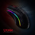 Redragon M808 Storm Lightweight RGB Gaming Mouse 85g Honeycomb Shell 12,400 DPI 7 Programmable Buttons. 