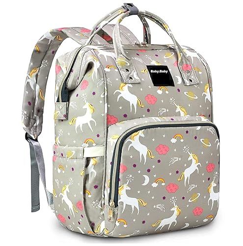 Diaper Mummy Bag Large Capacity MultiFunction Waterproof Travel Backpack Nappy Organizer Multifunctional Maternity Nappy Bag with Insulated Pockets