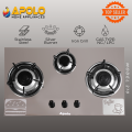 APOLO Manual Stove / Hob - Model 210 - 3 Burner - 100% Pure Stainless Steel Top - Rust Proof - 14 Days Return Warranty. 