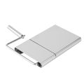 Stainless Steel Cheese Slicer with 8 Wire for Block Cheese Butter. 