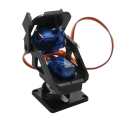 1Set Dual Axle Servo Gimbal Anti-Vibration Camera Platform Mount PTZ Pan/Tilt with 2PCS 9G Servo Replacement with 2PCS 9G Servo for FPV Drone Assembly. 