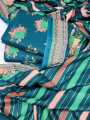 3 PSC women unstitched ALKARAM Luxury Digital Premium ALLOVER PRINTED  COTTON 03 PIECE  COLLECTION. 