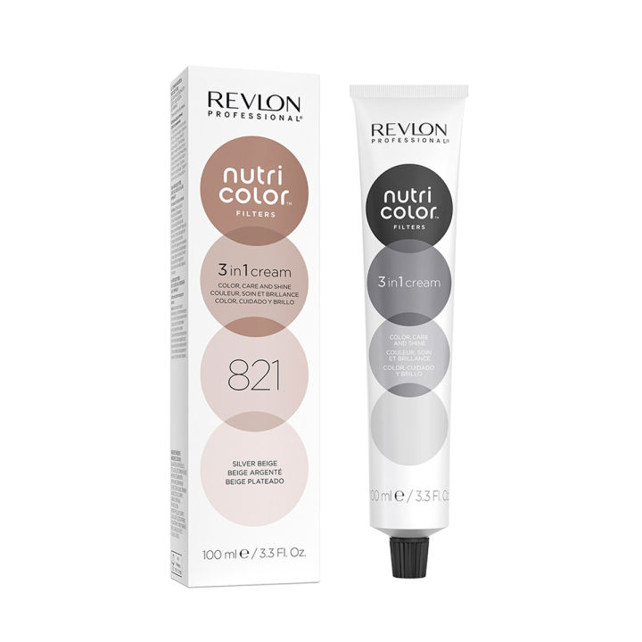Revlon Professional Nutri Color™ Creme 3-in-1 Cocktail - Silver Beige 821
