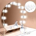 New Stylish Hollywood Style LED Vanity Mirror Lights Kit With 10 Dimmable Light Bulbs. 