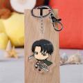 New Attack on Titan Keychain Japanee Anime Cartoon Figure Acrylic Pendant Keyring. 