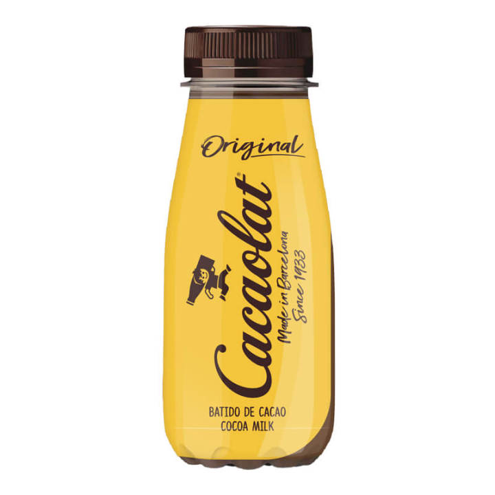 Cacaolat Chocolate Milk Drink 200ml – Organic & No Added Sugar | Imported from Spain | Premium Quality