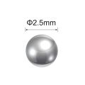50Pcs Smooth 2.5/3/5/6mm High Precision Balls 304 Stainless Steel Round Bicycle Bearing Balls G25 Precision Silver Steel Solid Beads CNC, Impact Test. 