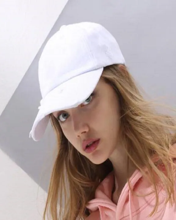 Plain%20Sun%20Block%20&%20Baseball%20P-Cap%20For%20Girls%20White%20-%20Image%203