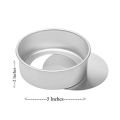 1 pc Round Cake Mold Set Cake Tray Set Non-Stick Baking Pan 5Inch Cake Mould Removable Bottom. 