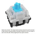 Gateron Optical Switches Blue/Red/Brown/Black/Yellow/Axis Interchange Optical Switch For GK61 SK61 SK64 Mechanical Keyboard. 
