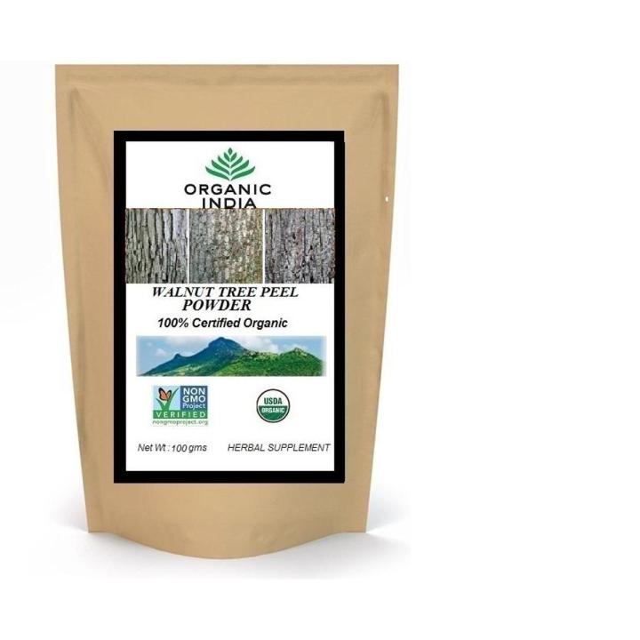 Organic walnut tree peel powder ( dandasa ) 100 gms