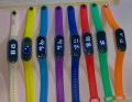 kara band led watch for boy and girl with many colour. 