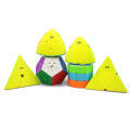 Qiyi 2345th Order Rubik's Cube Warrior Maple Leaf Chinese Restaurant Pyramid Five Rubik's Cube Diagonal Turn SQ Zongzi Mirror. 