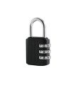 3 Digit Combination Padlock Resettable | Security Code Lock for Luggage Bag Gym Locker | Zinc Alloy Waterproof Lock | Travel Suitcase Backpack Lock. 