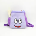 Cartoon Dora Explorer Backpack Rescue Bag with Map,Pre-Kindergarten Toys Purple for Christmas gift. 