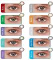Sky Blue Triple shade Contact Lenses-Bridal Colors. 