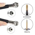 WEST BIKING 100Psi Mini Bike Pump Aluminum Alloy Bicycle Hand Air Pump Tire Inflator Schrader Presta Valve MTB Road Cycling Pump. 