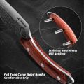 Original Made In Japan Huusk Knives, Hand Forged Meat Cleaver Butcher Knife for Meat Cutting, Japanese Kitchen Viking Knife with Sheath, Cooking Knife for Kitchen and Outdoor Camping, Thanksgiving. 