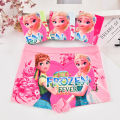 4Pcs/Lot New Arrival Kids Girls Underwear Cotton Frozen Elsa Baby Girls Panties Children's Briefs Cartoon Designs Shorts L-2XL. 
