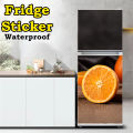 Self adhesive Fridge Door Sticker Oil Proof Scratch Proof - RED. 