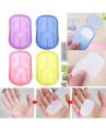 sabun , Paper Soap Best For Traveling , Pack of 4 paper soap (10 PCs) best for outdoors schools ,traveling ,offices , Best Deal Portable Disposable Soap Sheet Soap Paper Travel one Boxes , Paper Soap Best For Traveling. 