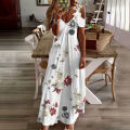 Party Dress Loose Cut-out Long Dress. 