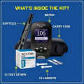 accu chek guide glocometer blood glucose checker/sugar machine.. 