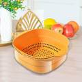 Kitchen Strainer Colander Bowl, Fruit Washing Bowl, Food Storage Basket Space Save Multipurpose. 
