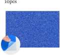 A4 Glitter Stickers 10 Sheets (Dark Blue Colors). 