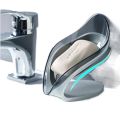 Smart soap holder very stylish and high quality leaf shape for bathroom and kitchen household essentials self adhesive soap dispenser bathroom accessories kitchen accessories leafy dish. 