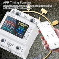 Tuya WiFi Power Meter Color Screen 2P Multifunction AC Energy Meter Mobilephone Remotely APP Control 170-300V/63A Easy to Use B. 
