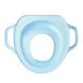 Potty Training Seat For Girls And Boys With Handles Fits Round & Oval Toilets Non-slip With Splash Guard Portable Folding Large Non Slip & Unbreakable Plastic Commode Potty Training Seat For Kids, Toddlers Toilet Seat First Year Potty Seat (blue). 