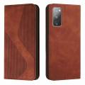 Applicable Samsung S20FE Three Card Slots S Type Strong Magnetic Suction Flip Leather Case S22 S21 A53 A12 Phone case. 