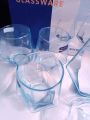 7 PCs Glass  Water Set  1-Jug + 6-Glass | Deli Glassware. 
