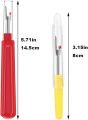 Seam Ripper 2 size Thread Unpicker, Sewing Seam Ripper Kit, Colorful Thread Unpicker for Hand Sewing Embroidery Cross Stitch By Miss Rosi. 