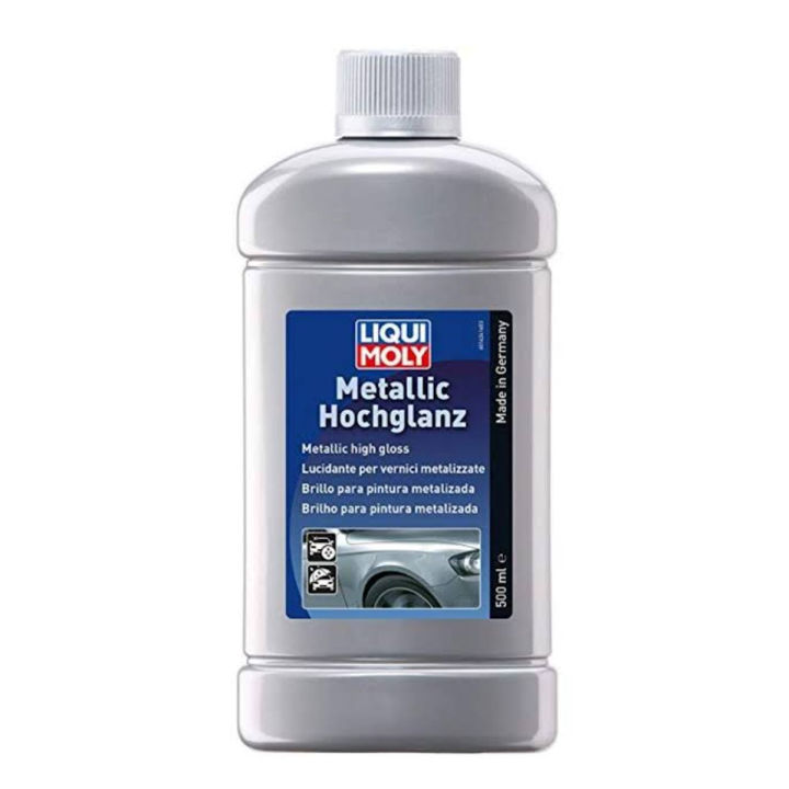 Liquimoly Metallic Polish for Outer surface of car Metallic Touch finishing universal application For all type Colors