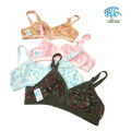 Pack of 4 bras Printed Cotton JERSEY  Bra Fashion / PC JERSEY Women Ladies Girls Classy Multi colour Printed Bra Brief Blouse Brazier Brassier Undergarments NON COTTON BRA for women bra for girls pantie cotton bra  Kurtis Dress Abaya Fashion House 786 کہف. 