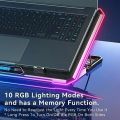 Ice Coorel 13 fans Cooling Pad with 10 RGB lighting modes. 