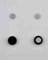 Black Magnetic Earrings Unisex. 